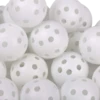 9" Plastic Practice Ball - 20 Pack White