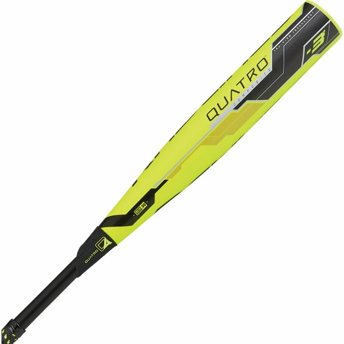 Rawlings Quatro Composite -3 (BBCOR) Adult Bat 3 Rawlings Quatro Composite -3 (BBCOR) Adult Bat