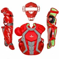All-Star S7 AXIS Pro Catcher's Complete Set - NOCSAE Certified - Adult (Ages 16+) 17 All-Star S7 AXIS Pro Catcher's Complete Set - NOCSAE Certified - Adult (Ages 16+) -Bats Shop CKCCPRO1X TM SC