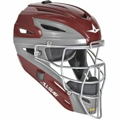 All-Star MVP2500 Graphite Two-Tone Catcher's Helmet -Bats Shop MVP2500GTT MA