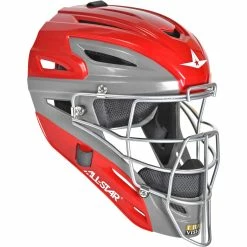 All-Star MVP2500 Graphite Two-Tone Catcher's Helmet -Bats Shop MVP2500GTT SC