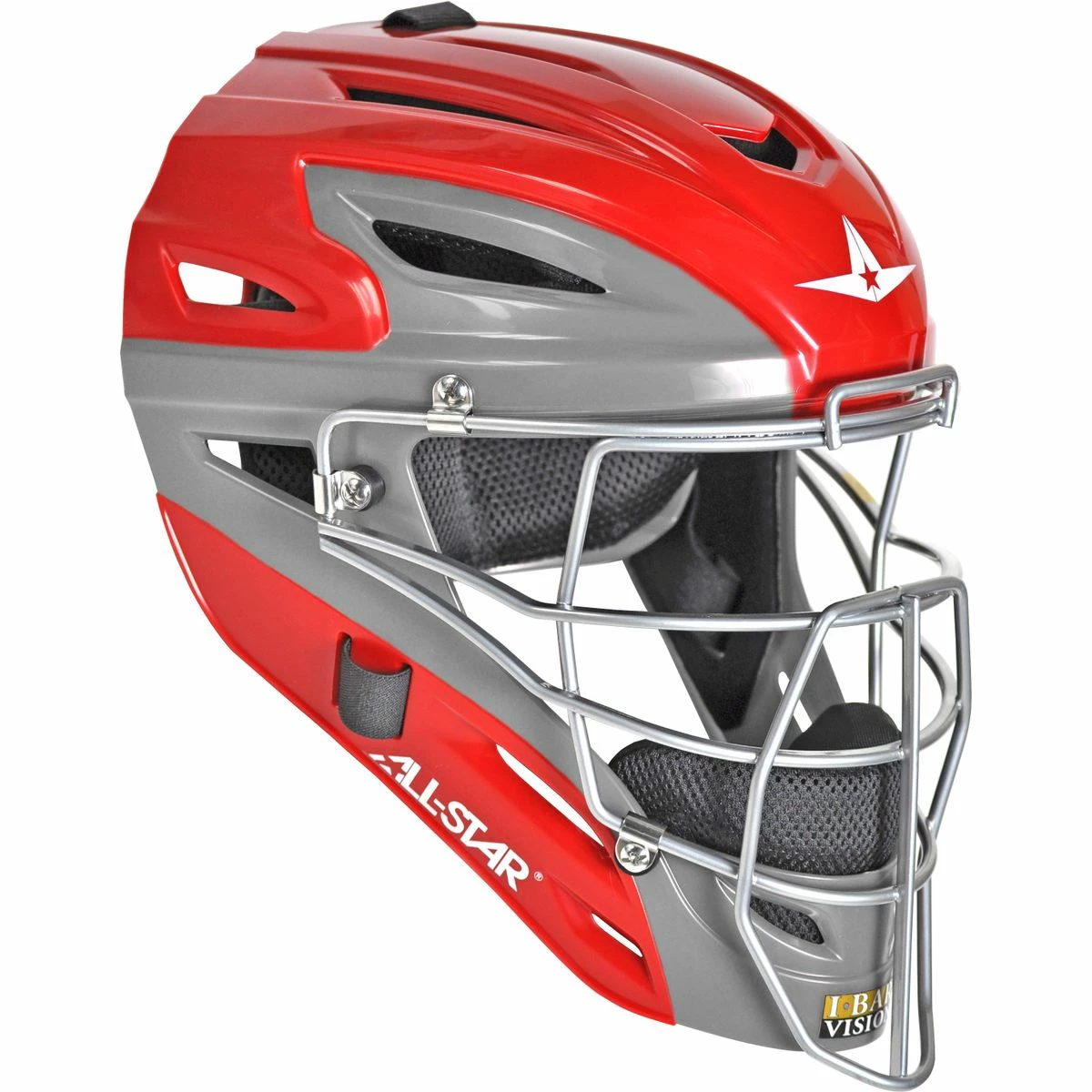 All-Star MVP2510 Graphite Two-Tone Catcher's Helmet - Youth 7 All-Star MVP2510 Graphite Two-Tone Catcher's Helmet - Youth - Image 5
