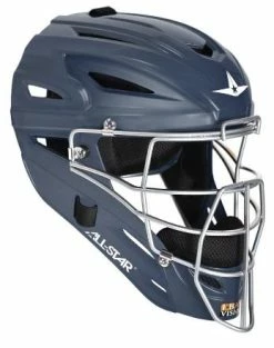 All-Star MVP2510 Solid Matte Catcher's Helmet - Youth
