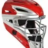 All-Star MVP4000 Series - Two Tone 2 All-Star MVP4000 Series - Two Tone -Bats Shop MVP4000TT S7 Adult Catchers Helmet Scarlet