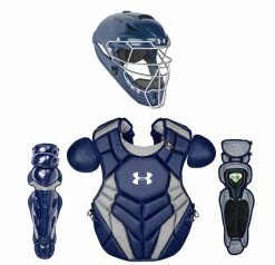 Under Armour Junior Pro 4 Series - Complete Set (Ages 9-12) -Bats Shop UACKCC4 JRP NAVY