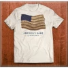 America's Game Baseball Flag Adult Short-Sleeve T-Shirt 1 America's Game Baseball Flag Adult Short-Sleeve T-Shirt -Bats Shop america s game baseball flag adult short sleeve t shirt new 2019 design 1
