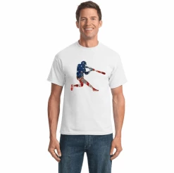 America's Pastime Baseball Batter T-ShirtChoose Your ColorYouth Med To Adult 4XCURRENTLY NOT AVAILABLE DUE TO STAFFING ISSUES -Bats Shop america s pastime baseball batter t shirt choose your color youth med to adult 4x 29
