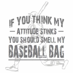 Baseball Attitude T-ShirtChoose Your ColorYouth Med To Adult 4XCURRENTLY NOT AVAILABLE DUE TO STAFFING ISSUES
