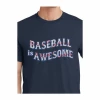 Baseball Is Awesome T-ShirtChoose Your ColorYouth Med To Adult 4XCURRENTLY NOT AVAILABLE DUE TO STAFFING ISSUES -Bats Shop baseball is awesome t shirt choose your color youth med to adult 4x 5