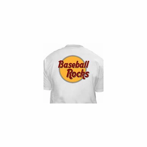 Baseball Rocks T-ShirtGRAY SMALL Or WHITE SMALL 3 Baseball Rocks T-ShirtGRAY SMALL Or WHITE SMALL