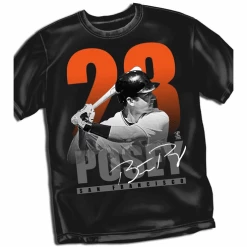 Buster Posey 28 Impact T-ShirtShort Or Long SleeveYouth Med To Adult 4XCURRENTLY NOT AVAILABLE DUE TO STAFFING ISSUES -Bats Shop buster posey 28 impact t shirt short or long sleeve youth med to adult 4x 27
