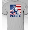 Buster Posey USA Flag T-ShirtChoose Your ColorShort Or Long SleeveYouth Med To Adult 4XCURRENTLY NOT AVAILABLE DUE TO STAFFING ISSUES