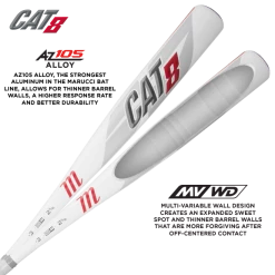 Marucci CAT 8 -3 (BBCOR) Adult Bat -Bats Shop cat8 az105 mvwd 15494.1528829900