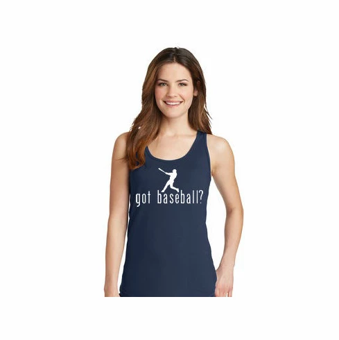 Got Baseball? Ladies T-ShirtChoose Your ColorTank, V-Neck, Or CrewLadies XS-4XCURRENTLY NOT AVAILABLE DUE TO STAFFING ISSUES 3 Got Baseball? Ladies T-ShirtChoose Your ColorTank, V-Neck, Or CrewLadies XS-4XCURRENTLY NOT AVAILABLE DUE TO STAFFING ISSUES