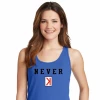 Never K Baseball Ladies T-ShirtChoose Your ColorTank, V-Neck, Or CrewLadies XS-4XCURRENTLY NOT AVAILABLE DUE TO STAFFING ISSUES -Bats Shop never k baseball ladies t shirt choose your color tank v neck or crew ladies xs 4x 3