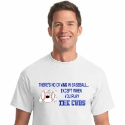No Crying In Baseball Personalized T-ShirtChoose Your ColorYouth Med To Adult 4XCURRENTLY NOT AVAILABLE DUE TO STAFFING ISSUES -Bats Shop no crying in baseball personalized t shirt choose your color youth med to adult 4x 12