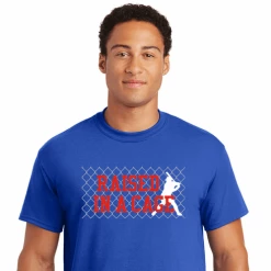 Raised In A Cage Baseball T-ShirtChoose Your ColorYouth Med To Adult 4XCURRENTLY NOT AVAILABLE DUE TO STAFFING ISSUES
