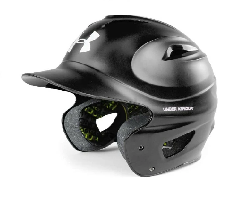 Under Armour Matt Batting Helmet// BLACK 3 Under Armour Matt Batting Helmet// BLACK