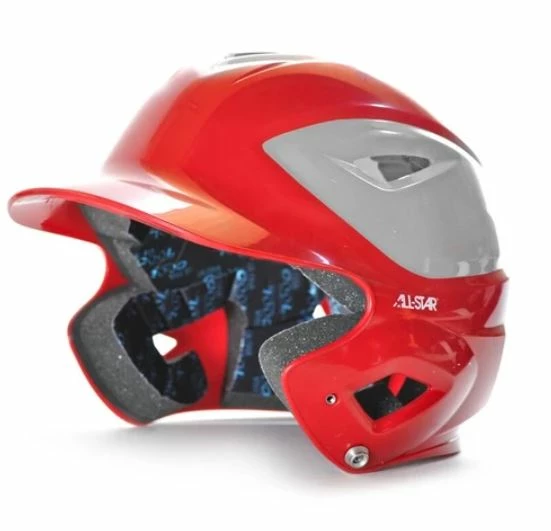 All-Star OSFM S7 Batting Helmet 2 Tone// RED/SILVER 3 All-Star OSFM S7 Batting Helmet 2 Tone// RED/SILVER