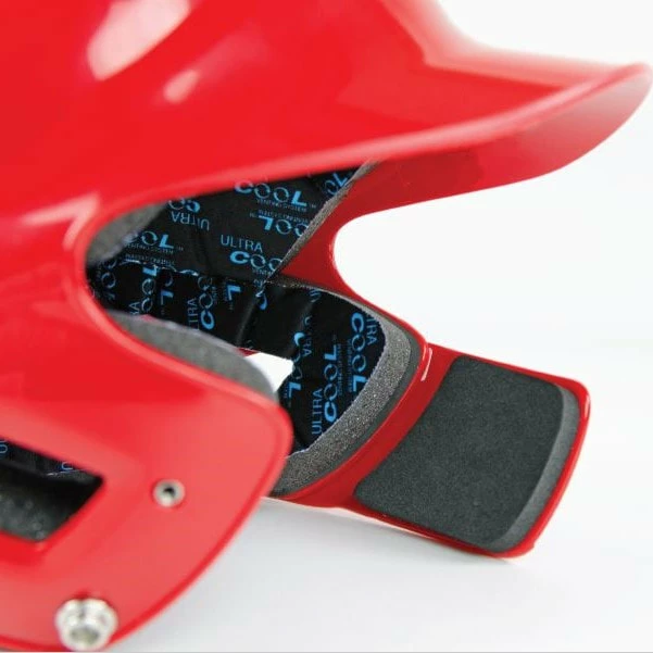 All-Star OSFM S7 Batting Helmet 2 Tone// RED/SILVER 4 All-Star OSFM S7 Batting Helmet 2 Tone// RED/SILVER - Image 2