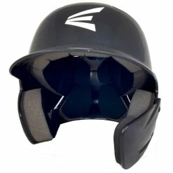 Easton Alpha Black Batting Helmet + Jaw Guard -Bats Shop s253258760203723501 p4839 i11 w1200