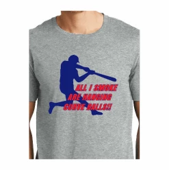 T-SHIRT SPECIALAll I Smoke Are Hanging Curve Balls Baseball T-ShirtONLY 1 ADULT MED LEFT!