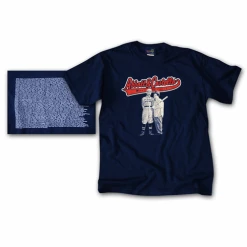 Who's On First? Navy Blue Adult Small T-Shirt