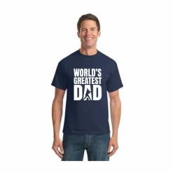 World's Greatest Dad Baseball T-ShirtChoose Your ColorsAdult S-4XCURRENTLY NOT AVAILABLE DUE TO STAFFING ISSUES